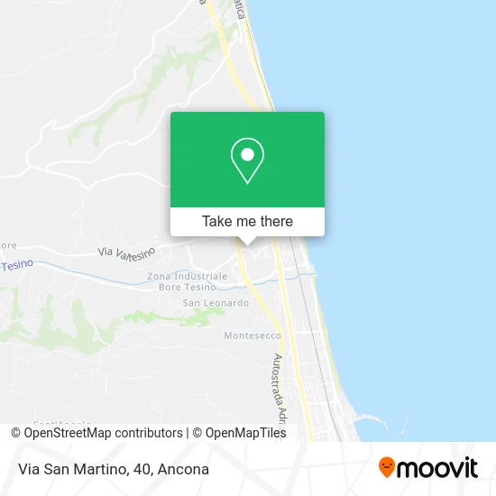 San Martino Street, 40 map