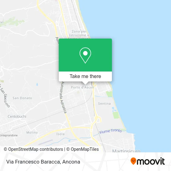 Via Francesco Baracca map