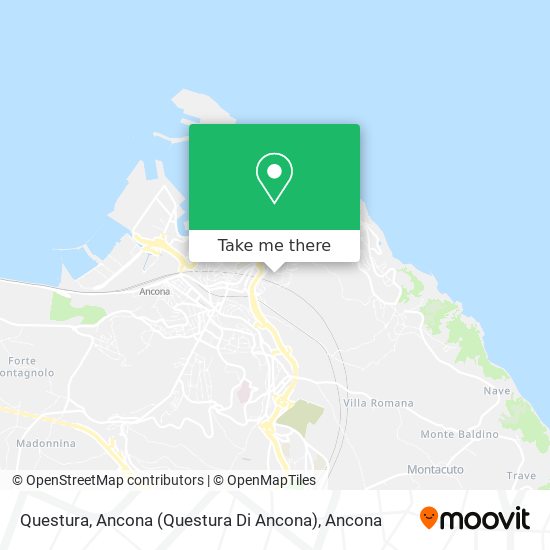 Questura, Ancona (Questura Di Ancona) map