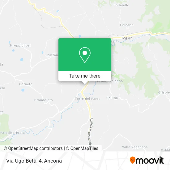 Via Ugo Betti, 4 map