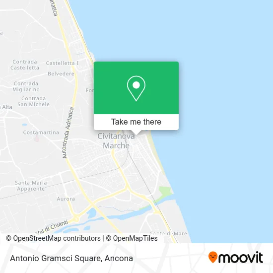 Antonio Gramsci Square map