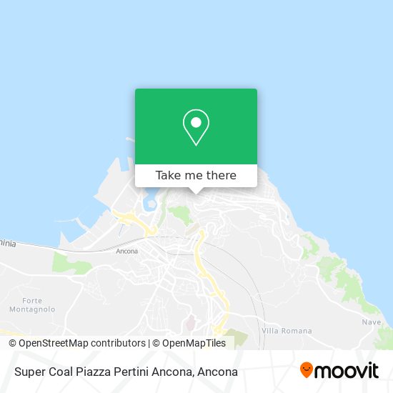 Super Coal Piazza Pertini Ancona map