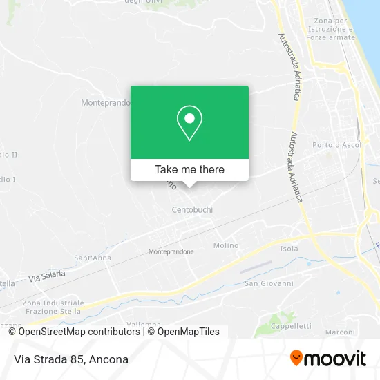 Via Strada 85 map