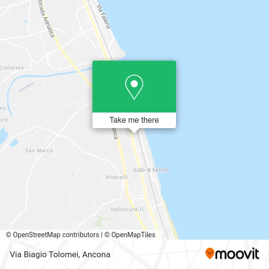 Biagio Tolomei Street map