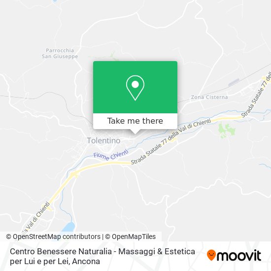 Centro Benessere Naturalia - Massaggi & Estetica per Lui e per Lei map