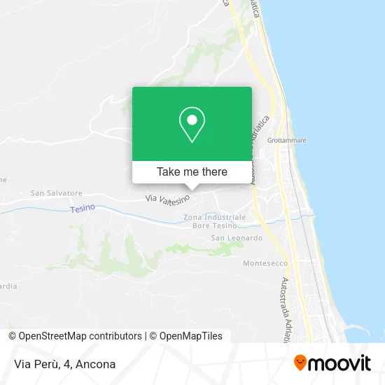 Via Perù, 4 map