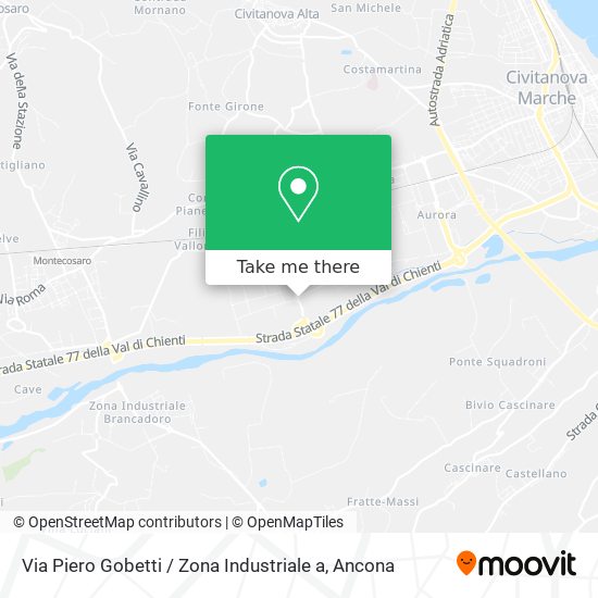 Via Piero Gobetti / Zona Industriale a map