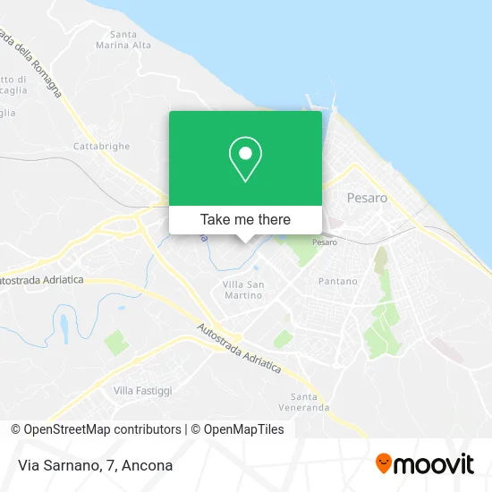 Sarnano Street, 7 map