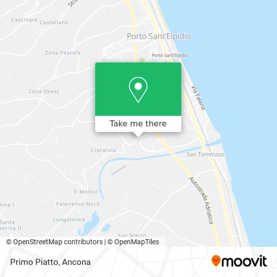 Primo Piatto map