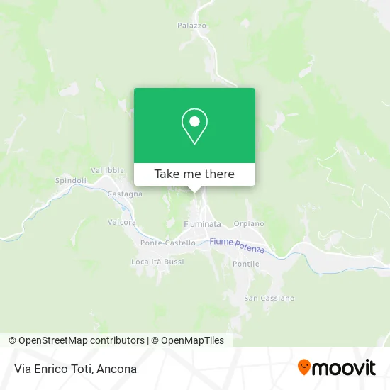 Via Enrico Toti map