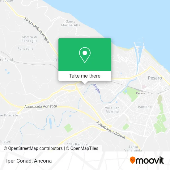 Iper Conad map