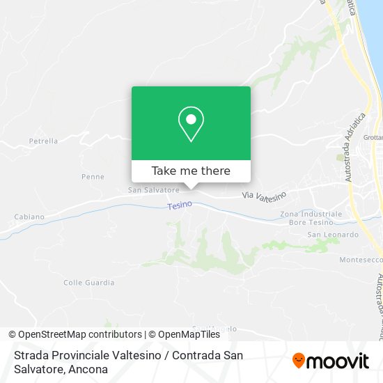 Strada Provinciale Valtesino / Contrada San Salvatore map
