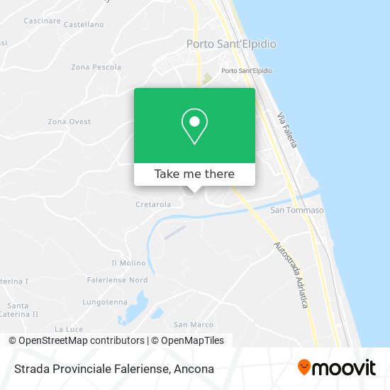 Strada Provinciale Faleriense map