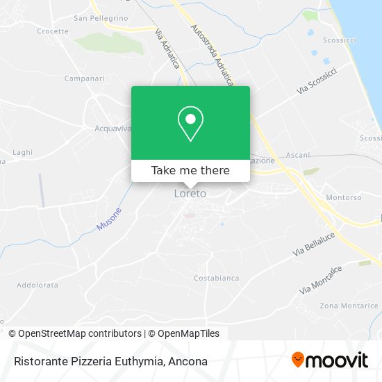 Ristorante Pizzeria Euthymia map