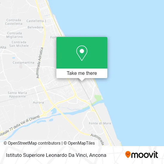 Istituto Superiore Leonardo Da Vinci map