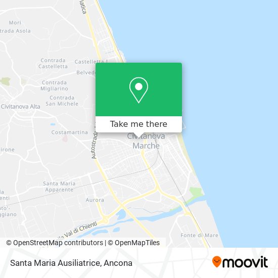 Santa Maria Ausiliatrice map