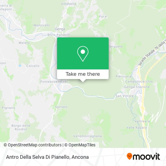 Antro Della Selva Di Pianello map