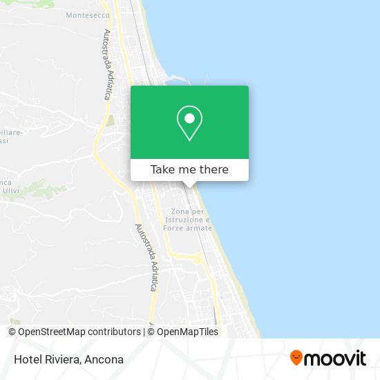 Hotel Riviera map