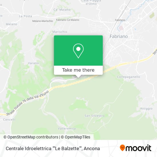 Centrale Idroelettrica ""Le Balzette"" map