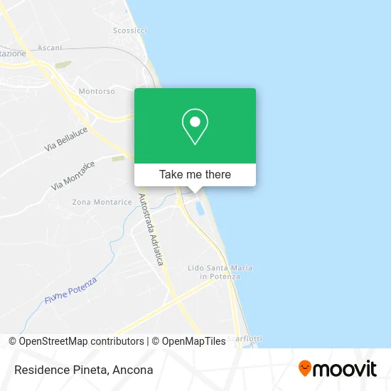 Residence Pineta map