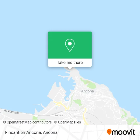 Fincantieri Ancona map