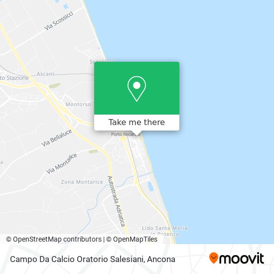 Campo Da Calcio Oratorio Salesiani map