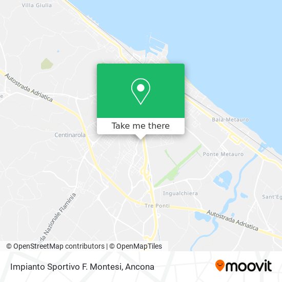 Impianto Sportivo F. Montesi map