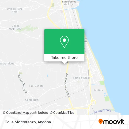 Colle Monterenzo map