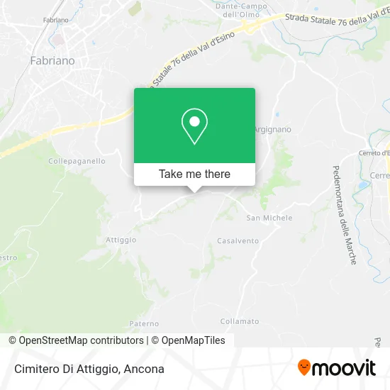 Cimitero Di Attiggio map