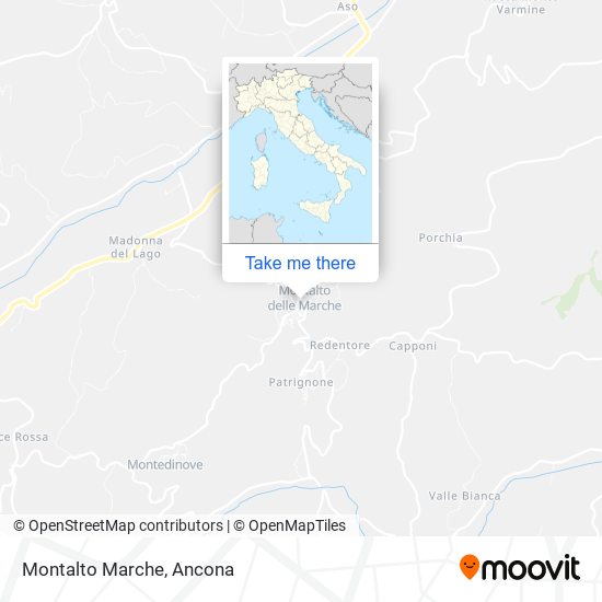 Montalto Marche map