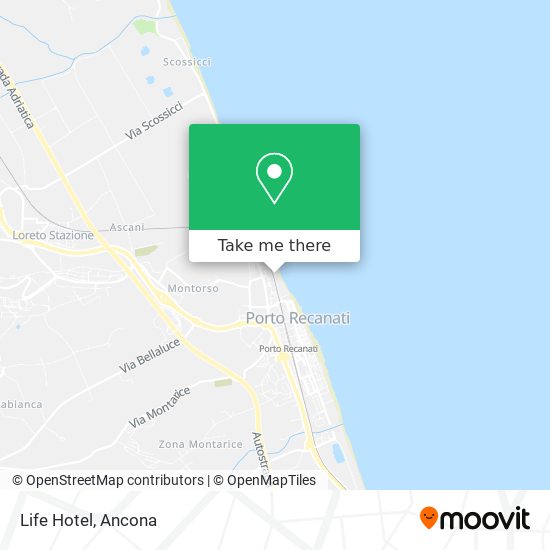 Life Hotel map