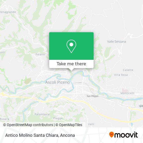 Antico Molino Santa Chiara map
