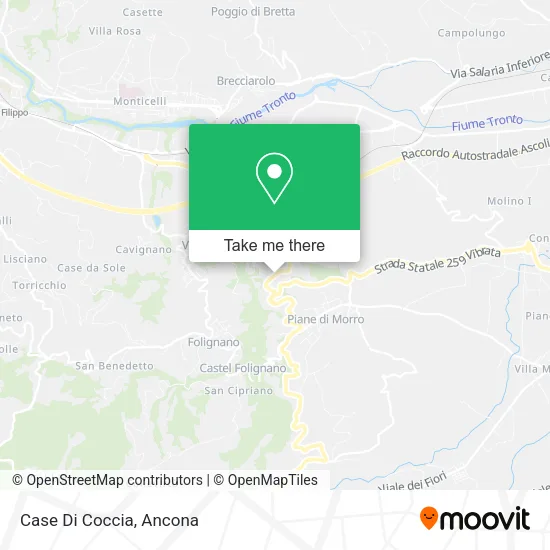 Case Di Coccia map