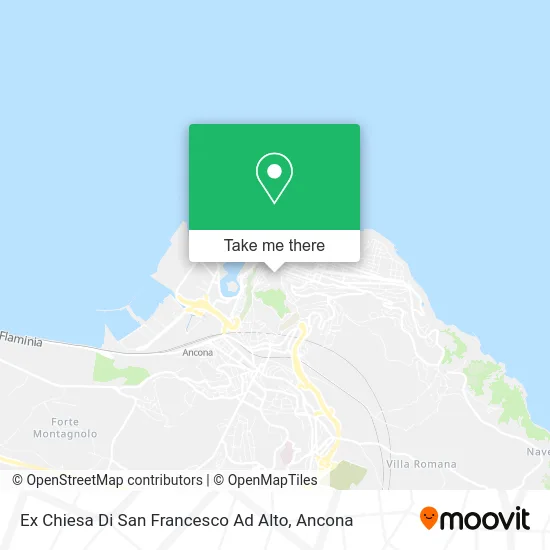 Former Church of San Francesco Ad Alto map