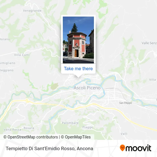 Tempietto Di Sant'Emidio Rosso map