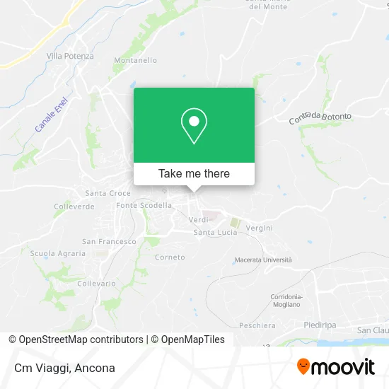 Cm Viaggi map