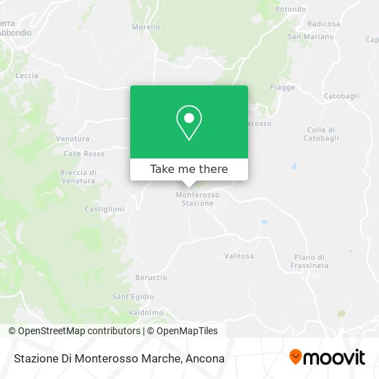 Stazione Di Monterosso Marche map