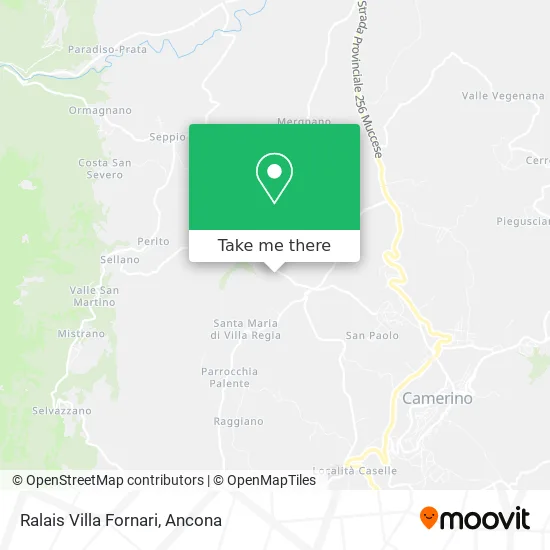 Ralais Villa Fornari map