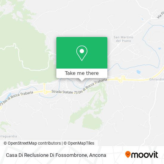 Casa Di Reclusione Di Fossombrone map