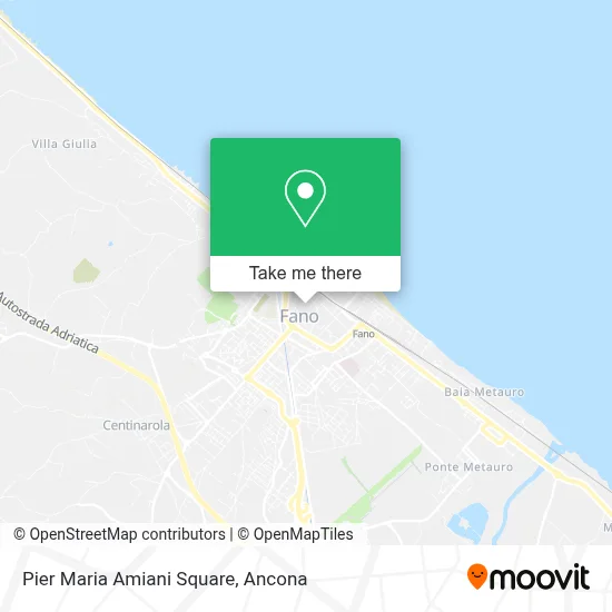 Pier Maria Amiani Square map