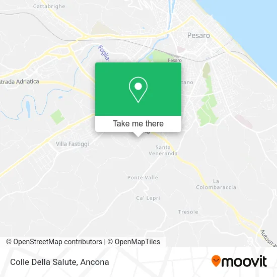 Colle Della Salute map