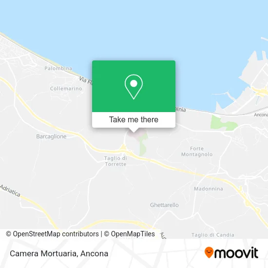 Camera Mortuaria map