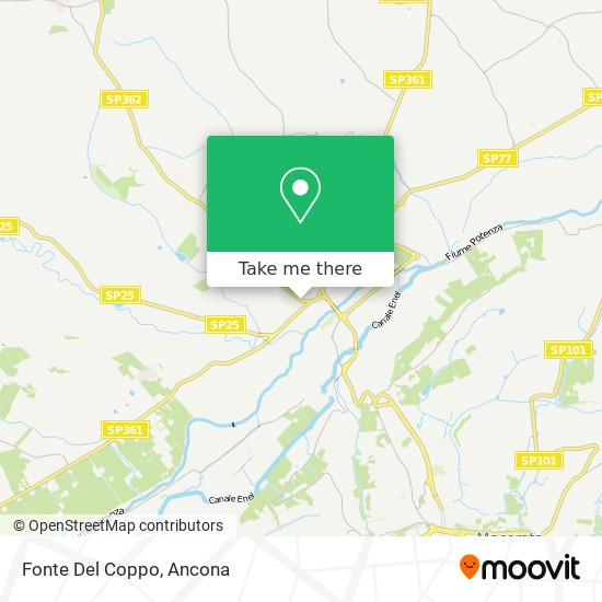 Fonte Del Coppo map