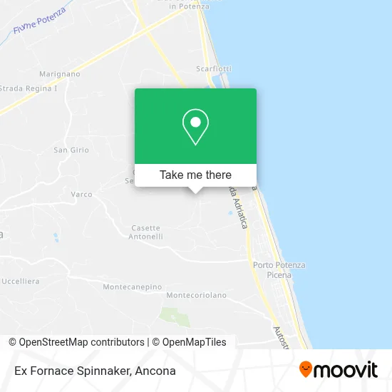 Ex Fornace Spinnaker map