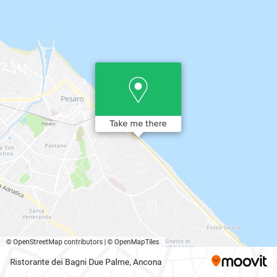 Ristorante dei Bagni Due Palme map