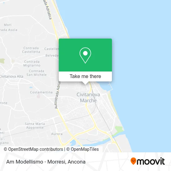 Am Modellismo - Morresi map