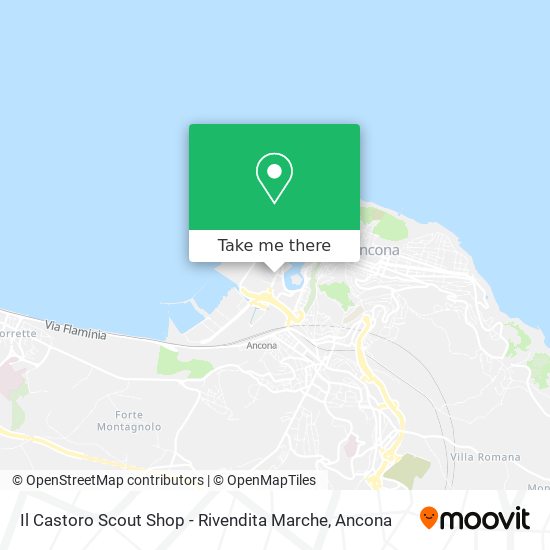Il Castoro Scout Shop - Rivendita Marche map