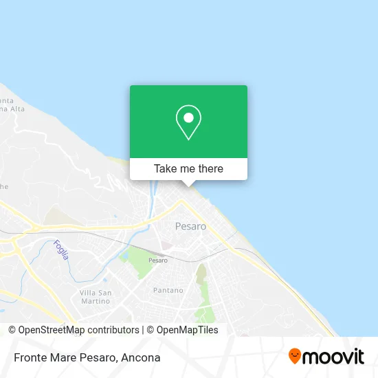 Fronte Mare Pesaro map