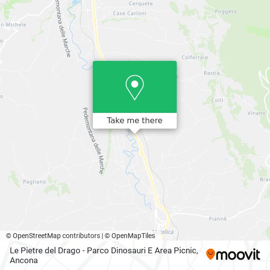 Le Pietre del Drago - Parco Dinosauri E Area Picnic map