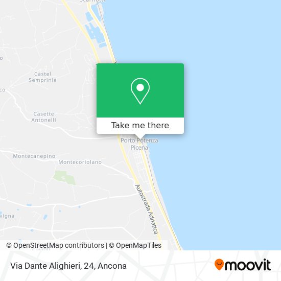 Via Dante Alighieri, 24 map